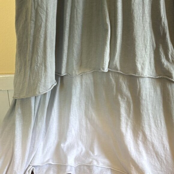 [New] Indigenous Designs (M) Faeries Dance Organic Gray-White Ombré Maxi Dress - Picture 7 of 9